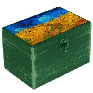 جعبه هدیه دست‌ساز مدل هنری طرح ونگوک کد WB061