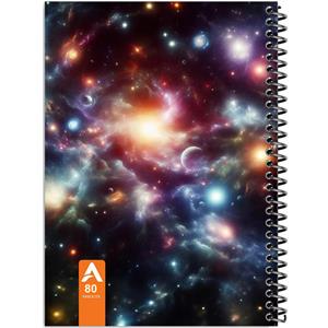 دفتر مشق 80 برگ نشر آنی طرح فضا و کهکشان  کد MB086