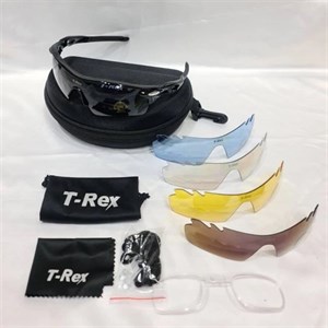 عینک دوچرخه سواری 5 لنز تی رکس TRex 