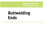 ASME B16.25- 2017- دانلود  استاندارد- Butt welding Ends- جوش لب به لب