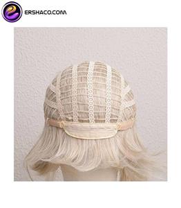 کلاه گیس (پوستیژ) زنانه مصری باب چتری دار بلوند دودی اش Bob Ash Blonde Wig