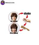 کلاه گیس (پوستیژ) زنانه کوتاه پیکسی قهوه ای طبیعی هایلایت دار چتری Pixie Cuts Wigs