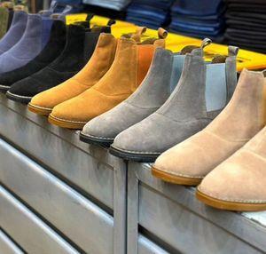 نیم بوت مردانه مدل چلسی اشبالت طبیعی کد m8