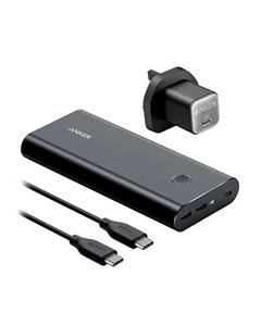 پاوربانک انکر مدل PowerCore  45W ظرفیت 26800 میلی‌آمپر به همراه شارژر دیواری انکر مدل B1376