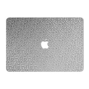 برچسب پوششی ماهوت مدل Silver Silicon-Texture مناسب برای لپ تاپ Macbook 12inch Retina MAHOOT Silver Silicon-Texture Cover Sticker for Apple MacBook 12inch Retina