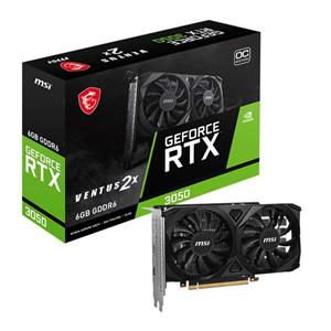 کارت گرافیک ام اس آی مدل MSI GeForce RTX 3050 VENTUS 2X 6G OC