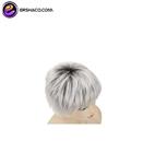 کلاه گیس (پوستیژ) زنانه کوتاه پیکسی خاکستری آمبره چتری دار Layered Gray Wigs