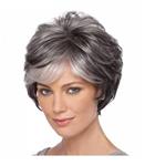 کلاه گیس (پوستیژ) زنانه کوتاه پیکسی جو گندمی Grey Pixie Wigs