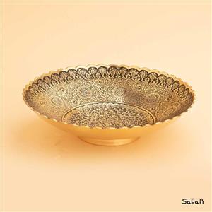شیرینی خوری برنجی طلایی مدل دانته 