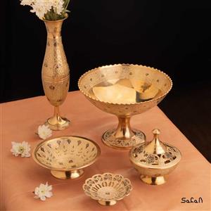 ست پذیرایی برنجی میناکاری کد 144