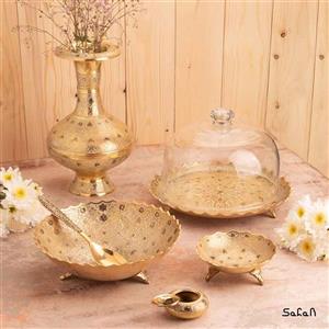 ست پذیرایی برنجی میناکاری کد 129