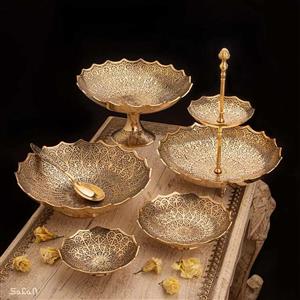 ست پذیرایی برنجی انتیک کد 316