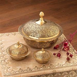 ست پذیرایی برنجی آنتیک کد 344