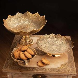 ست پذیرایی برنجی آنتیک کد 397