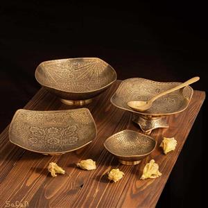 ست پذیرایی برنجی آنتیک کد 369