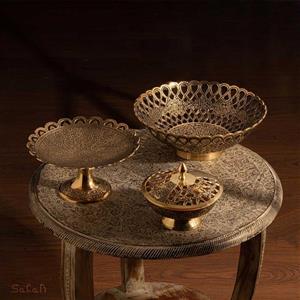 ست پذیرایی برنجی آنتیک کد 362