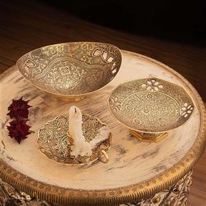 ست پذیرایی برنجی آنتیک کد 402