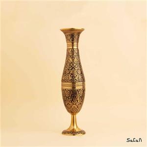 گلدان برنجی میناکاری طرح تاج مدل ساراس 