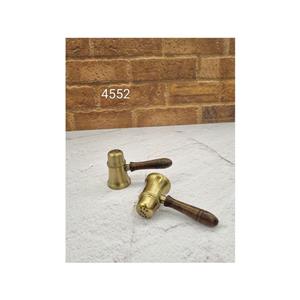 نمکدان دسته چوبی برنجی 4552