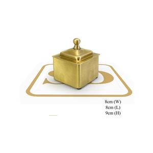 قندان مربع برنجی 43254