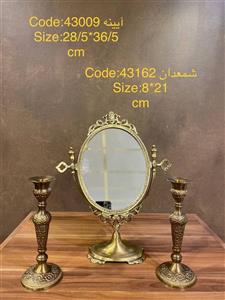 آینه بیضی برنجی 43256
