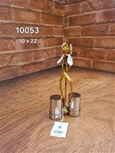 نمکدان طرح زنبق سفید 10053