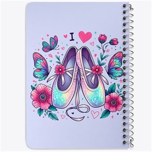 دفتر لیست خرید 50 برگ خندالو طرح کفش باله کد F2872