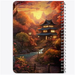 دفتر لیست خرید 50 برگ خندالو طرح خانه ژاپنی کد F2811