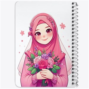 دفتر لیست خرید 50 برگ خندالو طرح دخترانه کد F2888