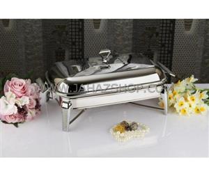 سوفله خوری استیل پرنگین مستطیل متوسط برند لایف اسمال