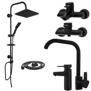 ست شیرالات زحل مدل برمودا عصایی M-12 مجموعه 6 عددی