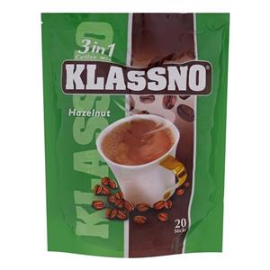 کافی میکس 3 در 1 با طعم فندق کلاسنو - 360 گرم بسته 20 عددی