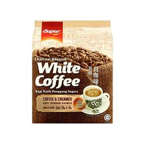 کافی میکس سوپر وایت کافی کاراملی Super White Coffee and Creamer بسته 15 عددی