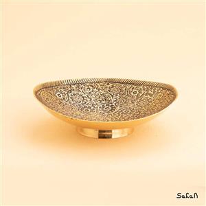 کاسه برنجی آنتیک مدل بیضی کد 17517