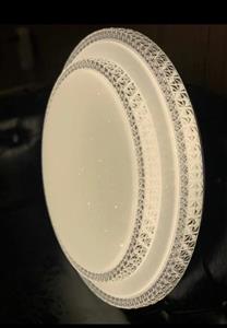 چراغ سقفی 60 وات مدل کریستالی 2 طبقه کد 1184