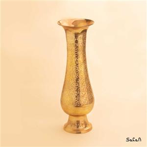 گلدان برنجی طلایی کد  100114