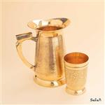 ست پارچ و لیوان هندی طرح طاووس کد 5147