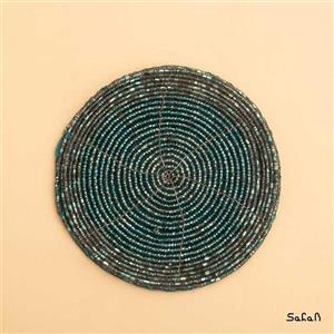 زیر لیوانی منجوق هندی ست 6 عددی کد 6156