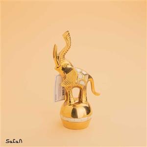 مجسمه فیل برنج و صدف کد  6468
