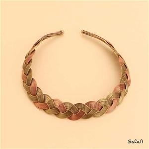 طوق هندی بافت مسی و برنجی 11544