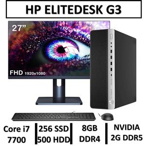 مینی کامپیوتر استوک اچ پی نسل هفتم HP ProDesk G3 Mini case