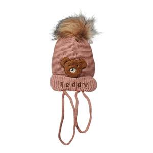 کلاه بافتنی بچگانه مدل تدی بیر ۰۲