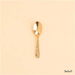 قاشق ادویه برنجی طلایی مدل آگرا کد  20455
