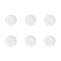 بشقاب غذاخوری چینی زرین ایران مدل هتلی 49 کد 25 درجه سه بسته شش عددی