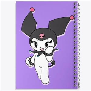 دفتر ژورنال نویسی 50 برگ خندالو مدل نقطه ای طرح کورومی و مای ملودی کد 36933