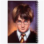 دفتر ژورنال نویسی 50 برگ خندالو مدل نقطه ای طرح هری پاتر (Harry Potter) کد F852