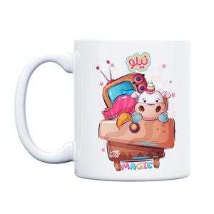 ماگ حس آمیزی طرح  تکشاخ مدل نیلو