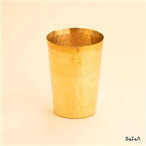 لیوان برنجی طلایی مدل شیوا کد  5149