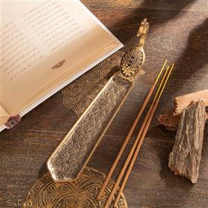 عود سوز برنجی طلایی کد  3524