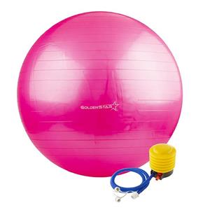 توپ بدنسازی سوییسی جیم بال فیزیوبال گلدن استار 75 سانتیمتری BRS|صورتی